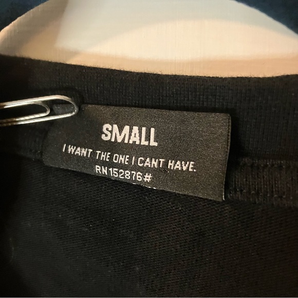 Pleasures x Joy Division Lost Control black crewneck sweatshirt, size small - Picture 6 of 13